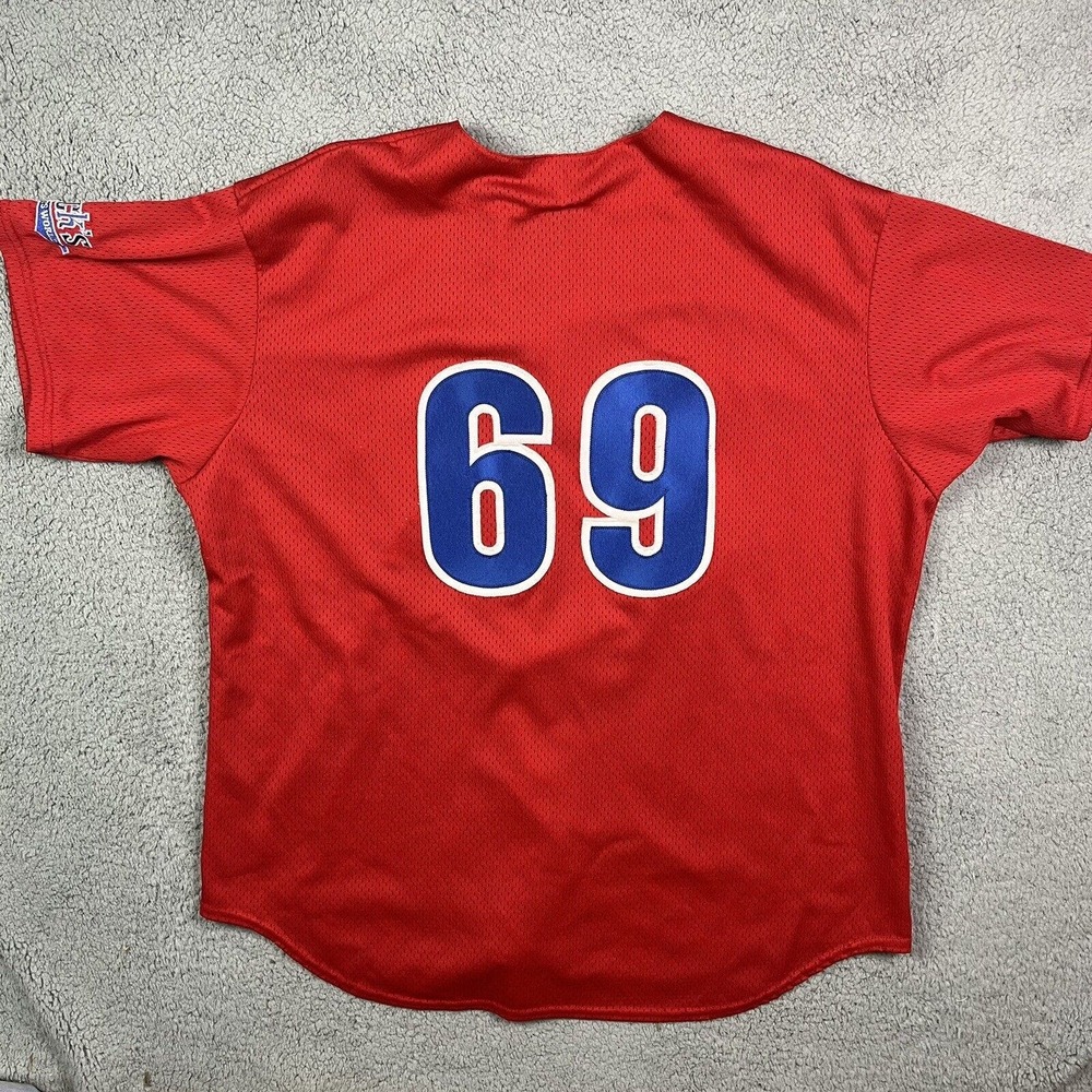 Majestic Red Duluth 148th Fighter Wing Jersey - Picture 8 of 11